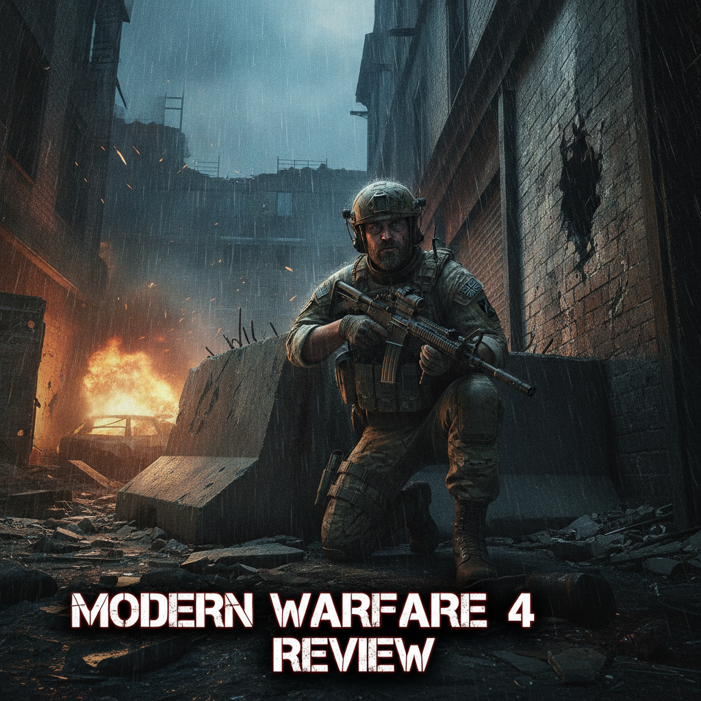 Captain John Price in a cinematic scene from the Modern Warfare 4 campaign.